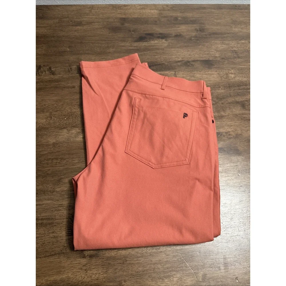 Public Rec 5 Pocket Performance Pant Men's Tagged 36x28 Actual‎ (36x26) Coral